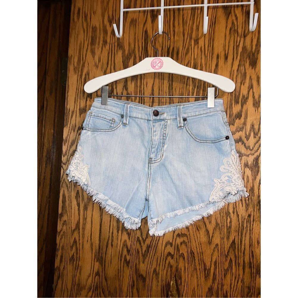 Mossimo High Rise Short Shorts Woman’s Size 2/26 Jean Shorts